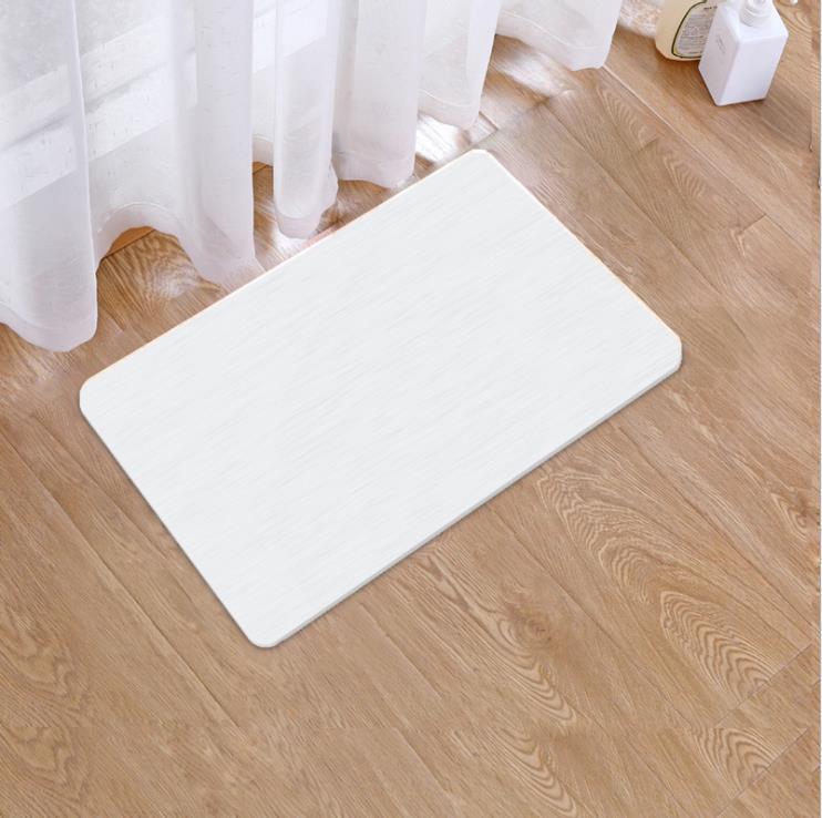 Diatomite Mat Diatomaceous Earth Bath Mat Super Absorbent Non Slip Quick Drying Bath Shower Rug Door Home Floor Mat Bathroom Mat